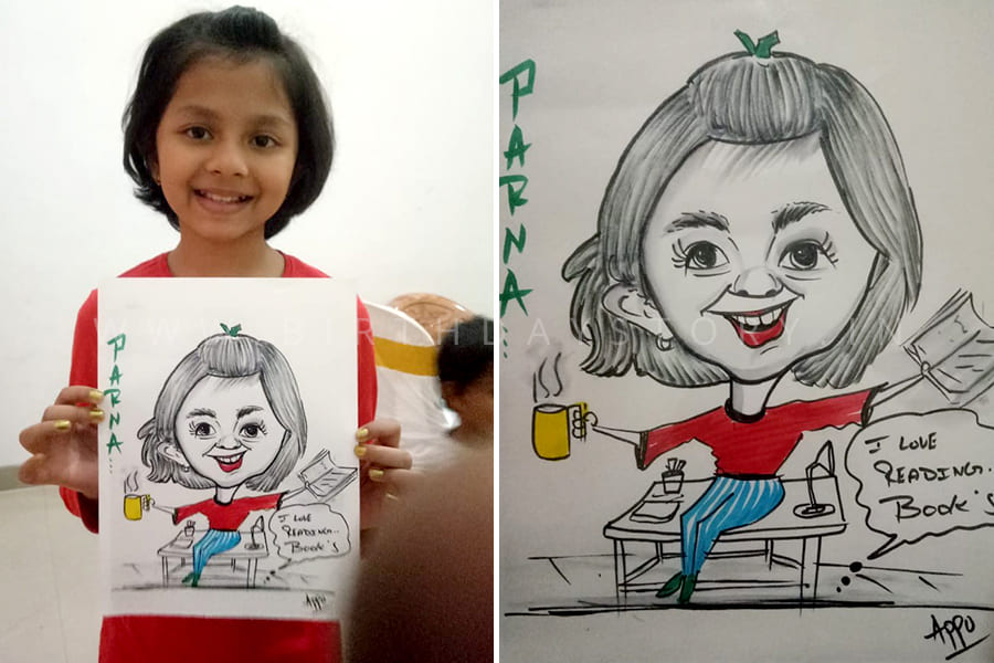 Birthday Story - Birthday Party Organisers Caricature Artist for Birthday Party - Birthday Story