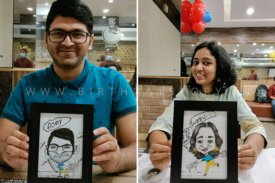 Birthday Story - Birthday Party Organisers Caricature Artist for Birthday Party - Birthday Story