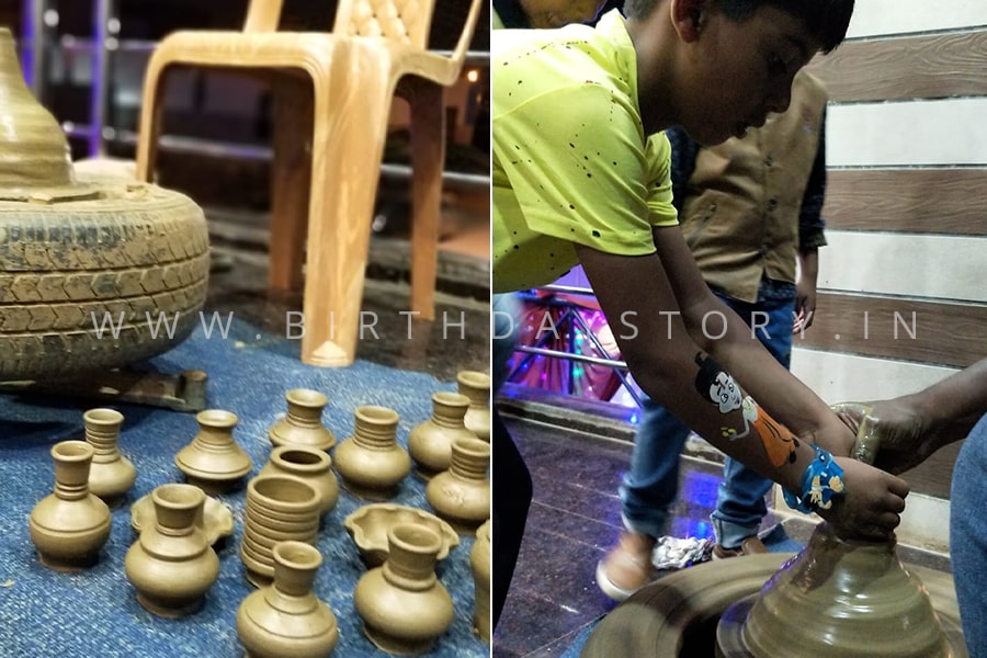 Birthday Story - Birthday Party Organisers Pottery Making for Birthday Party - Birthday Story