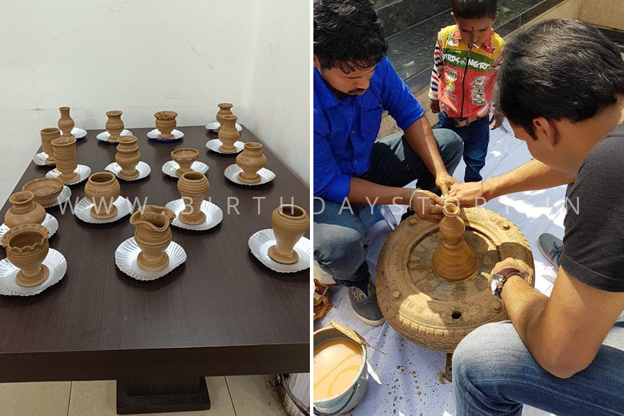 Birthday Story - Birthday Party Organisers Pottery Making for Birthday Party - Birthday Story