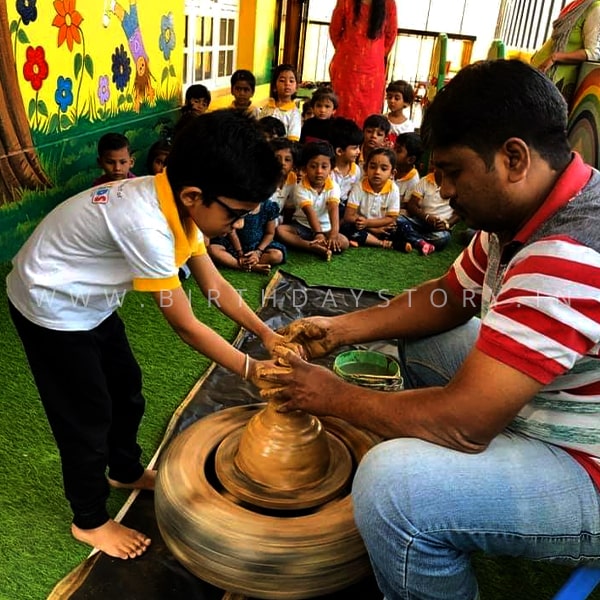 Birthday Story - Birthday Party Organisers Pottery Making for Birthday Party - Birthday Story