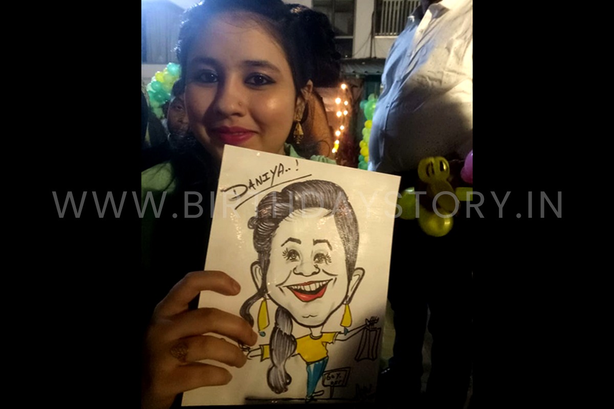 Caricature Artist - Birthday Story