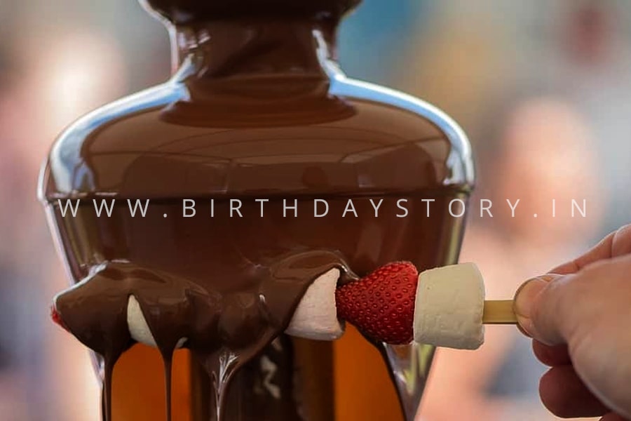 Birthday Story - Birthday Party Organisers Chocolate Fountain for Birthday Party - Birthday Story