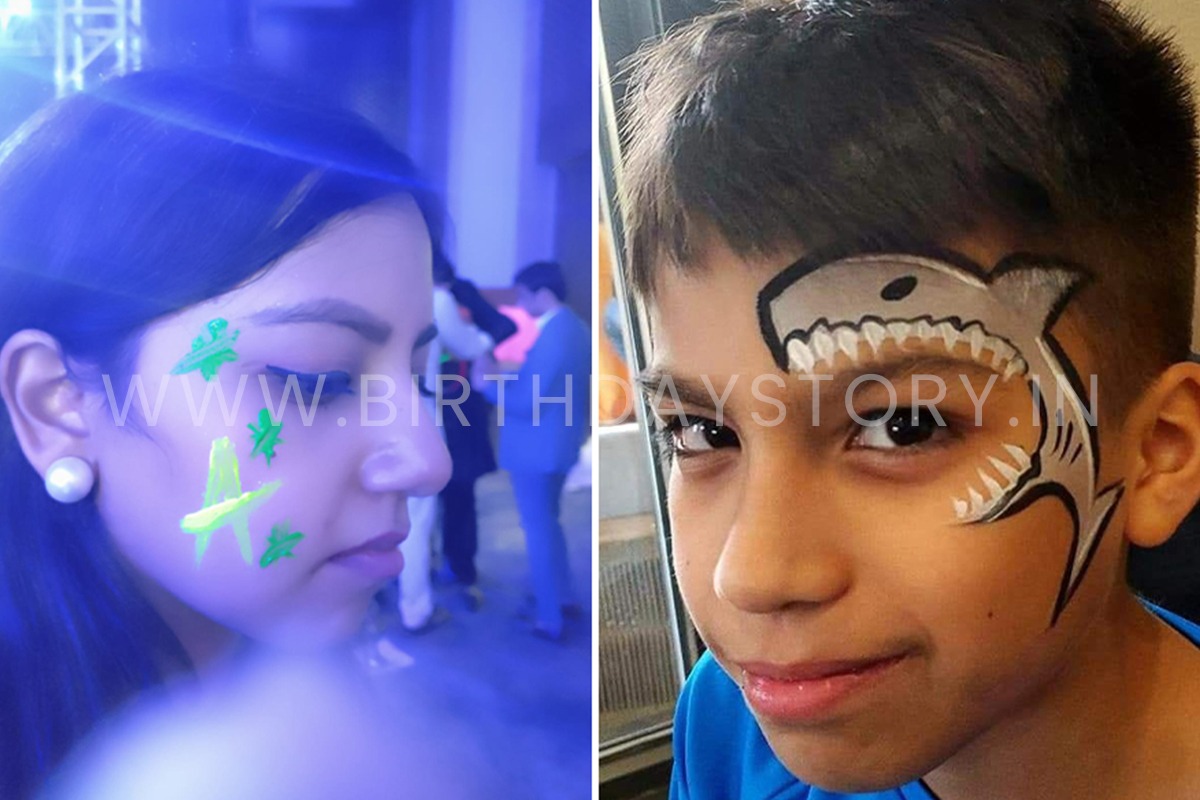 Face Painting for Birthday Party - Birthday Story