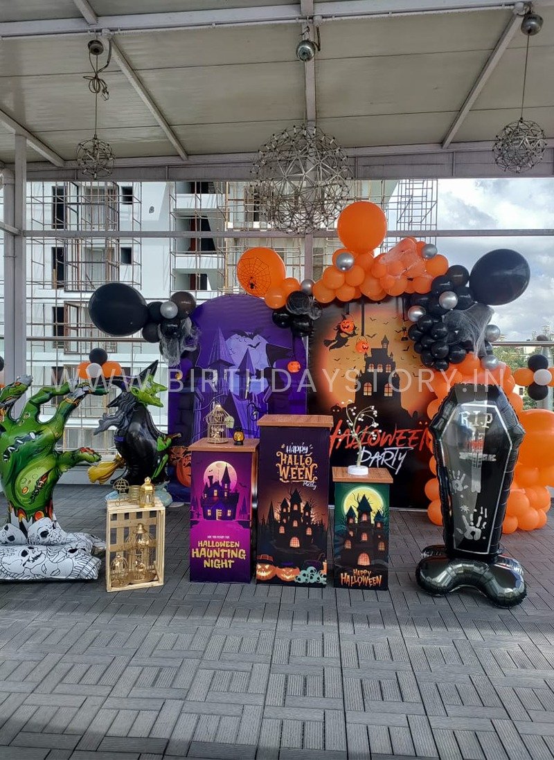 Halloween Theme Decor Birthday -Party - Birthday Story